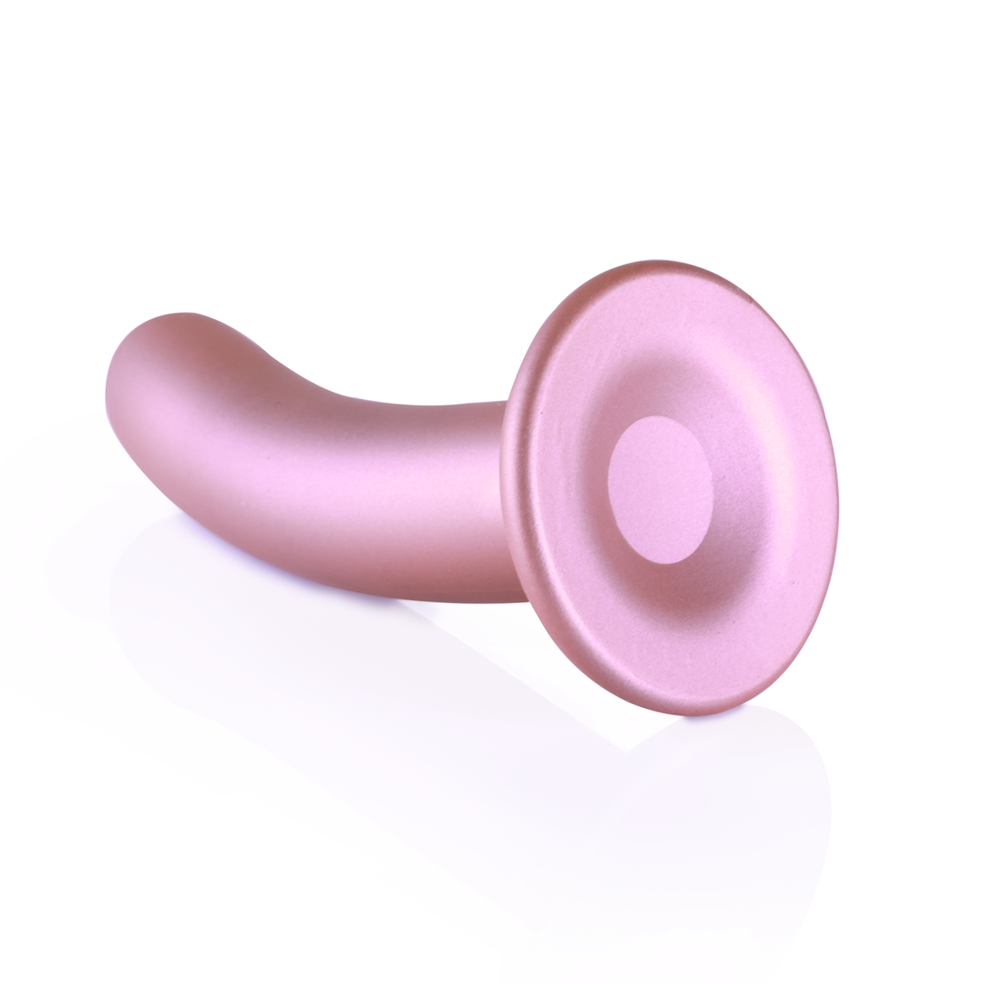 Glad Silicone G-Spot Dildo - 6'' / 14,5 cm - Rose Gold