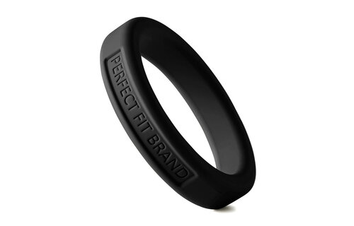 Siliconen Hefty Ring Classic Cockring 4,4 cm Zwart – Comfort