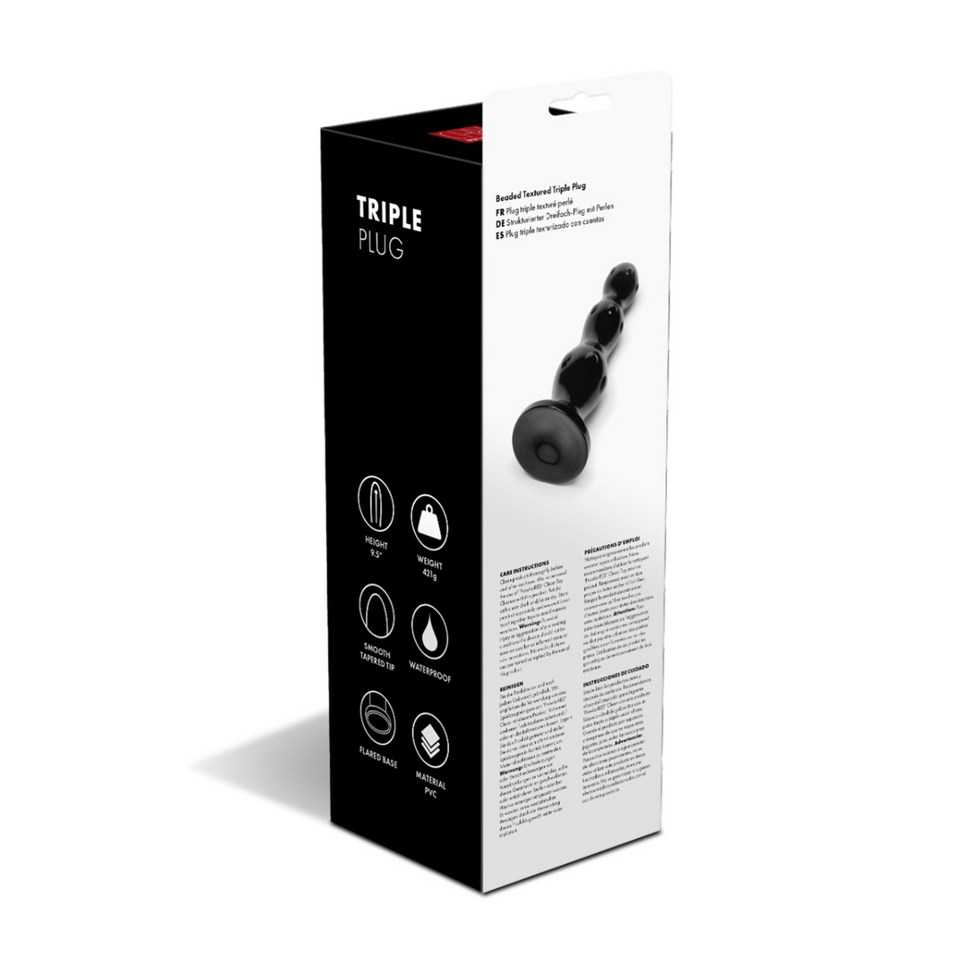 Three-Point Plug Black 3 cm - Prowler Red Ultimate Pleasure