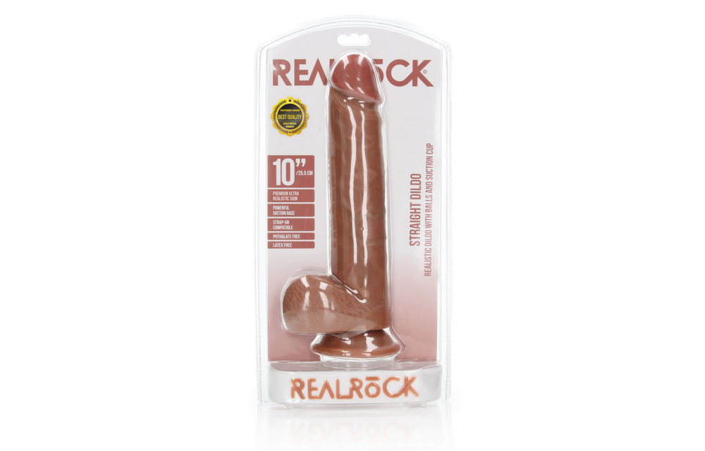 Rechtdoor Realistischer Dildo 11,5 cm | RealRock Saugnapf