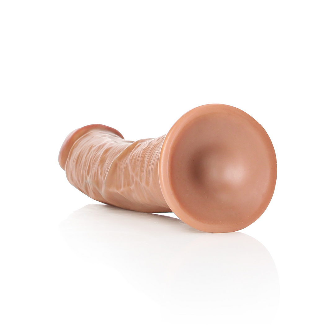 Gebogener realistischer Dildo 25,5 cm mit Saugnapf – RealRock