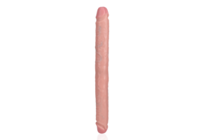 Schlanker doppelseitiger Dildo 35,6 cm | Realistisch & hautfarben