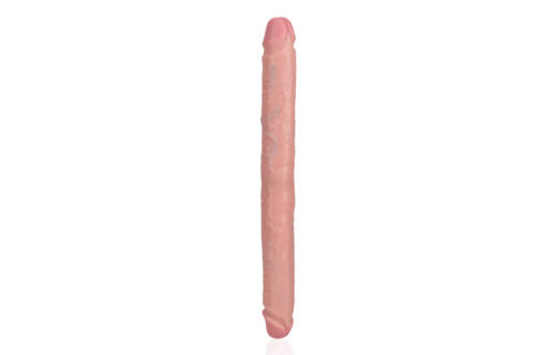 Slim Double-Sided Dildo 35.6 cm | Realistic & Skin-Coloured