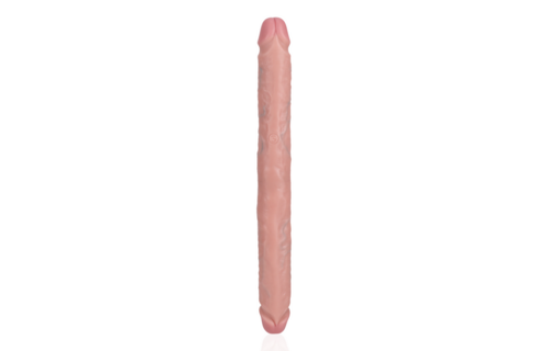 Slanke Dubbelzijdige Dildo 35,6 cm | Realistisch & Huidskleurig