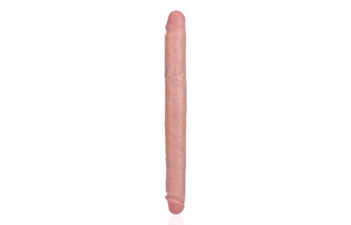 Slanke Dubbelzijdige Dildo 35,6 cm | Realistisch & Huidskleurig