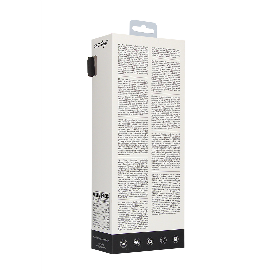 Realistischer Multispeed-Vibrator – 10 intensive Vibrationen