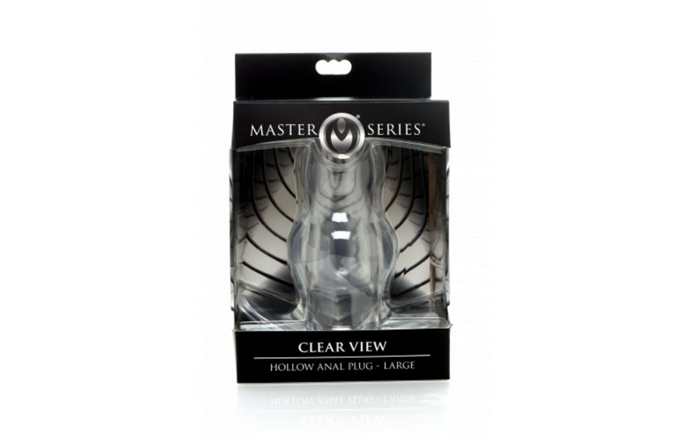 Clear View Hollow Anal Plug Large 13.2 cm - Safe & Unique