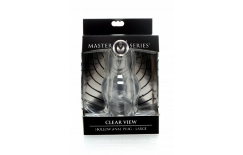 Clear View Hollow Anal Plug Large 13.2 cm - Safe & Unique