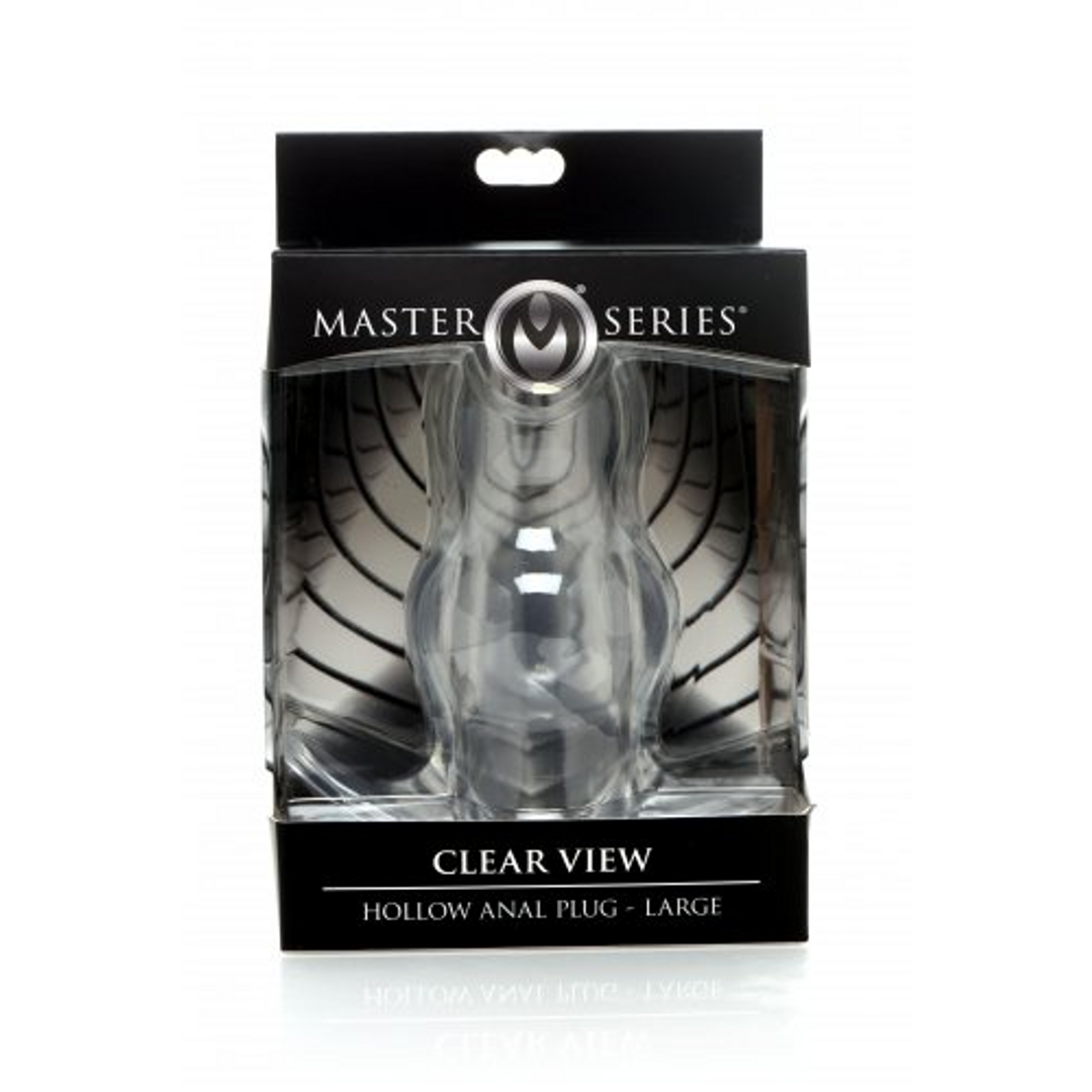 Clear View Hollow Anal Plug Large 13.2 cm - Safe & Unique