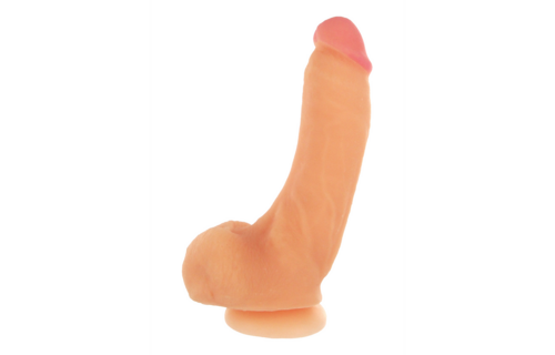 Girthy George Dildo 22.5 cm - Realistic & Flesh-Coloured