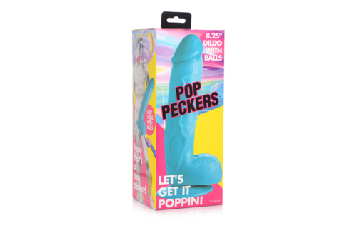 POP - Dildo with Balls - 8.25 / 21 cm