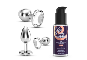 Bijou Anal Wet Train Trio 8.5 cm - Luxury Anal Plug Set