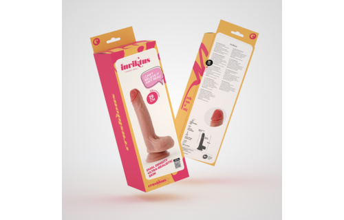 Inviktus Flüssigsilikon-Dildo 19 cm – hautfarben