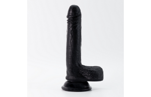 Inviktus - Flüssigsilikon-Dildo - 7 / 19 cm - Schwarz