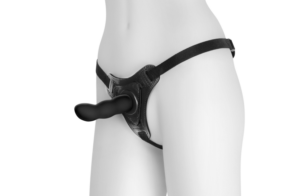 Snapper - Strap-on Harness with Dildo - Black
