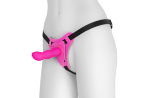 Snapper Strap-On-Harness Rosa 11,5 cm – Intensives Pegging-Vergnügen