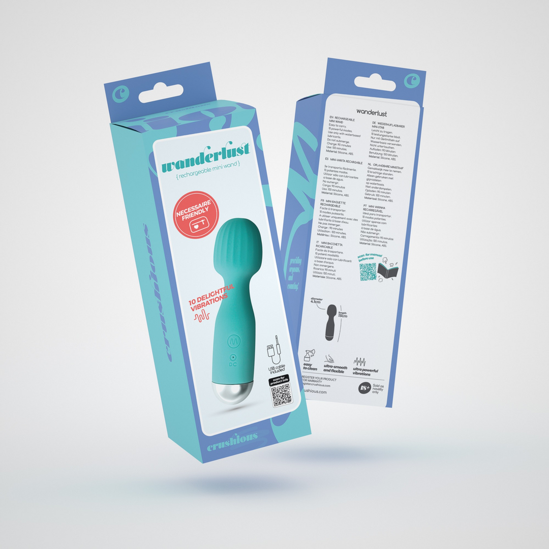 Wanderlust Mini Wand Massager Mintgroen | Compact & Krachtig
