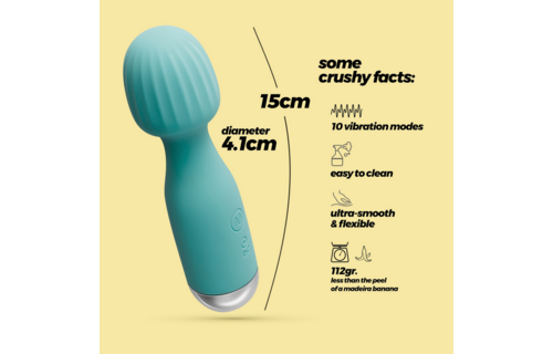 Wanderlust Mini Wand Massager Mintgroen | Compact & Krachtig