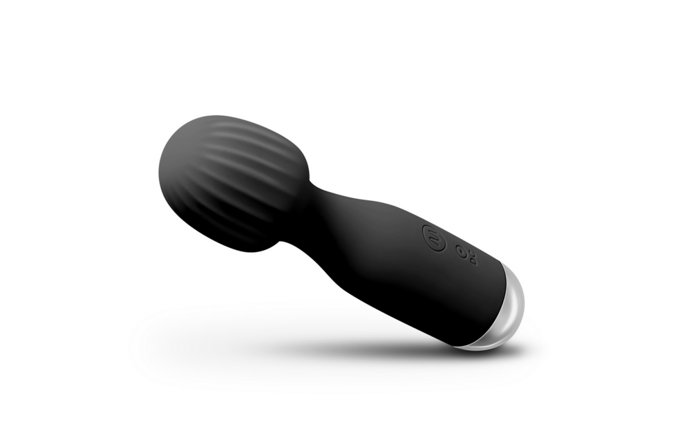 Wanderlust Mini Wand Massager Black – Powerful & Waterproof