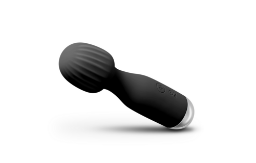 Wanderlust Mini Wand Massager Black – Powerful & Waterproof