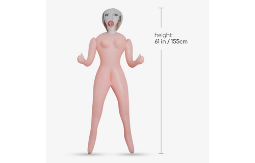 Cristina The Stepmom - Realistische Opblaaspop 1,55m Nude