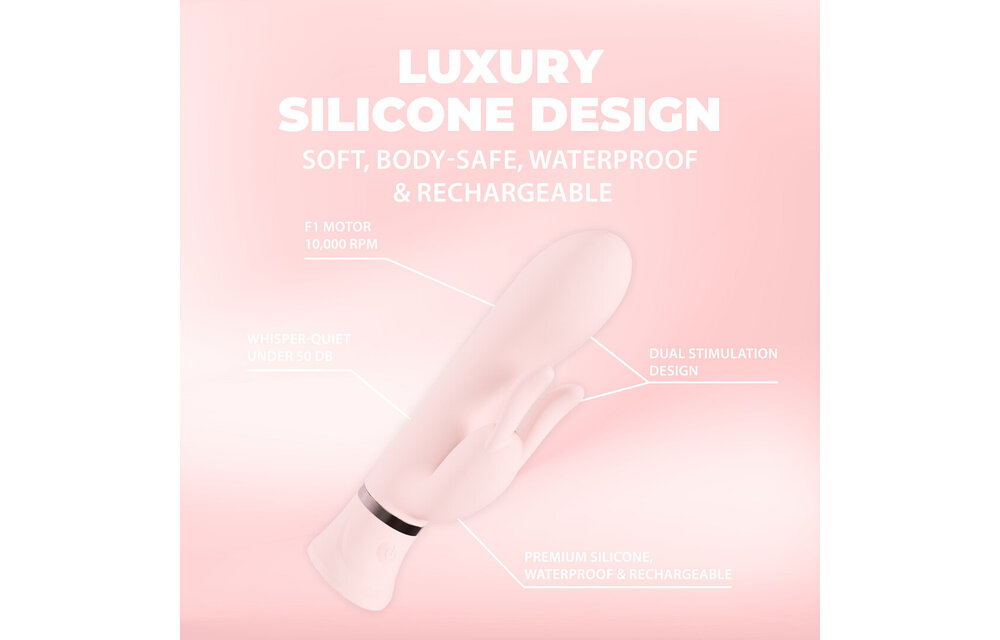Tendre Rabbit Vibrator Pink | Leise, leistungsstark und wasserdicht