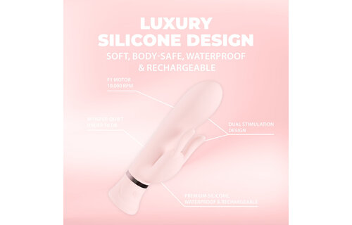 Tendre Rabbit Vibrator Pink | Quiet, Powerful & Waterproof