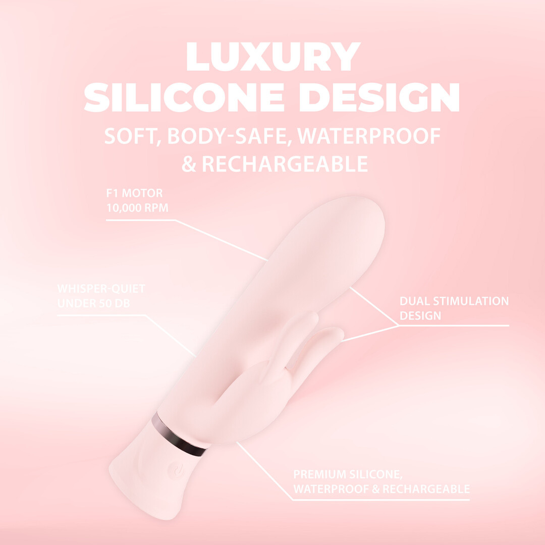 Tendre Rabbit Vibrator Pink | Quiet, Powerful & Waterproof