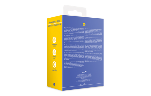 Vibrerende Cockring met Clit Stimulatie - Tamiya Blauw