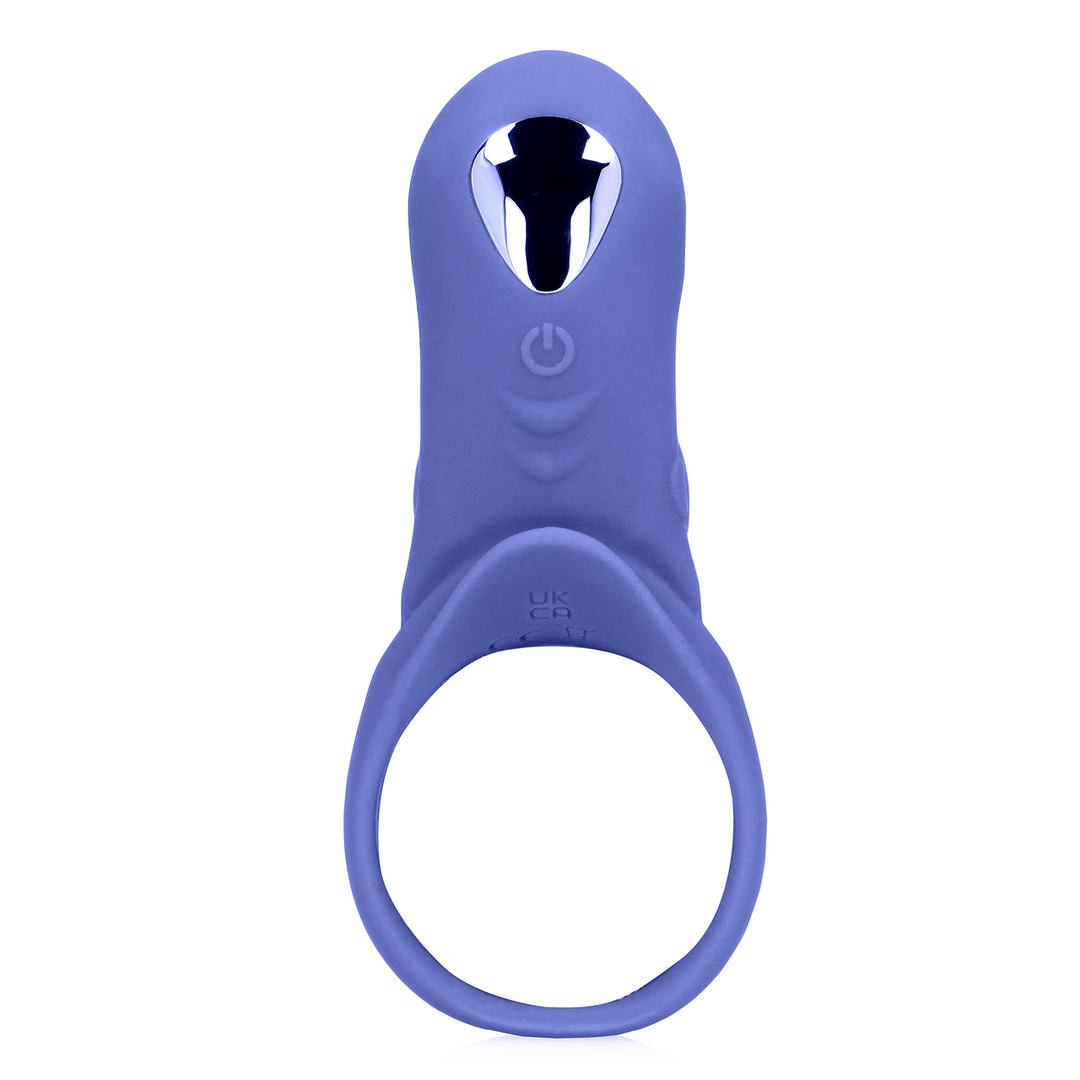 Vibrating Cock Ring Tamiya Blue | Clit Stimulator Loveline