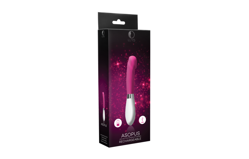 Asopus Wiederaufladbarer rosa Vibrator – Stilvoll & Leistungsstark