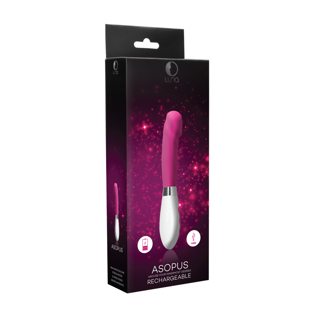 Asopus Oplaadbare Roze Vibrator - Stijlvol & Krachtig