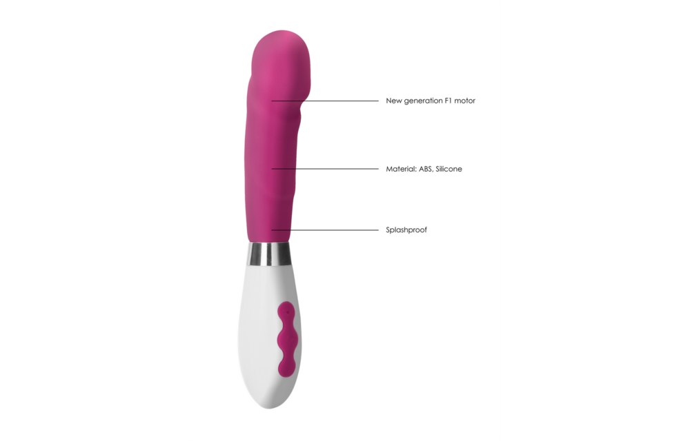 Asopus Wiederaufladbarer rosa Vibrator – Stilvoll & Leistungsstark