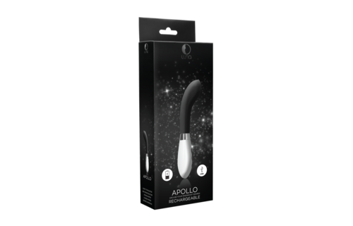 Apollo Rechargeable G-spot Vibrator Black | Quiet & Powerful