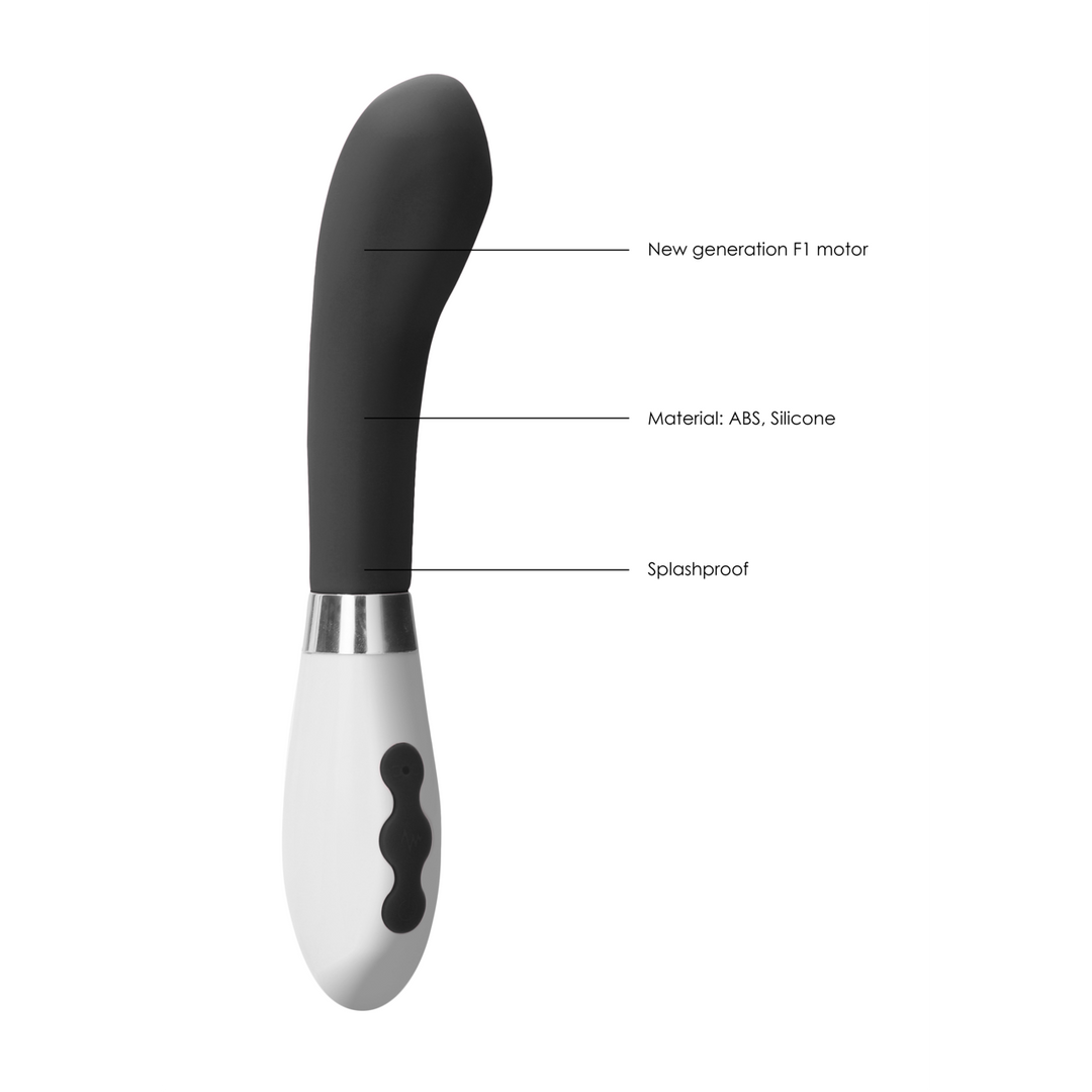 Apollo Rechargeable G-spot Vibrator Black | Quiet & Powerful