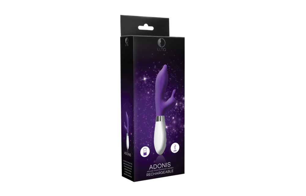 Adonis Rabbit Vibrator Paars - Oplaadbaar & Krachtig Genot