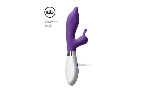 Adonis Rabbit Vibrator Lila – Wiederaufladbar & Kraftvolles Vergnügen