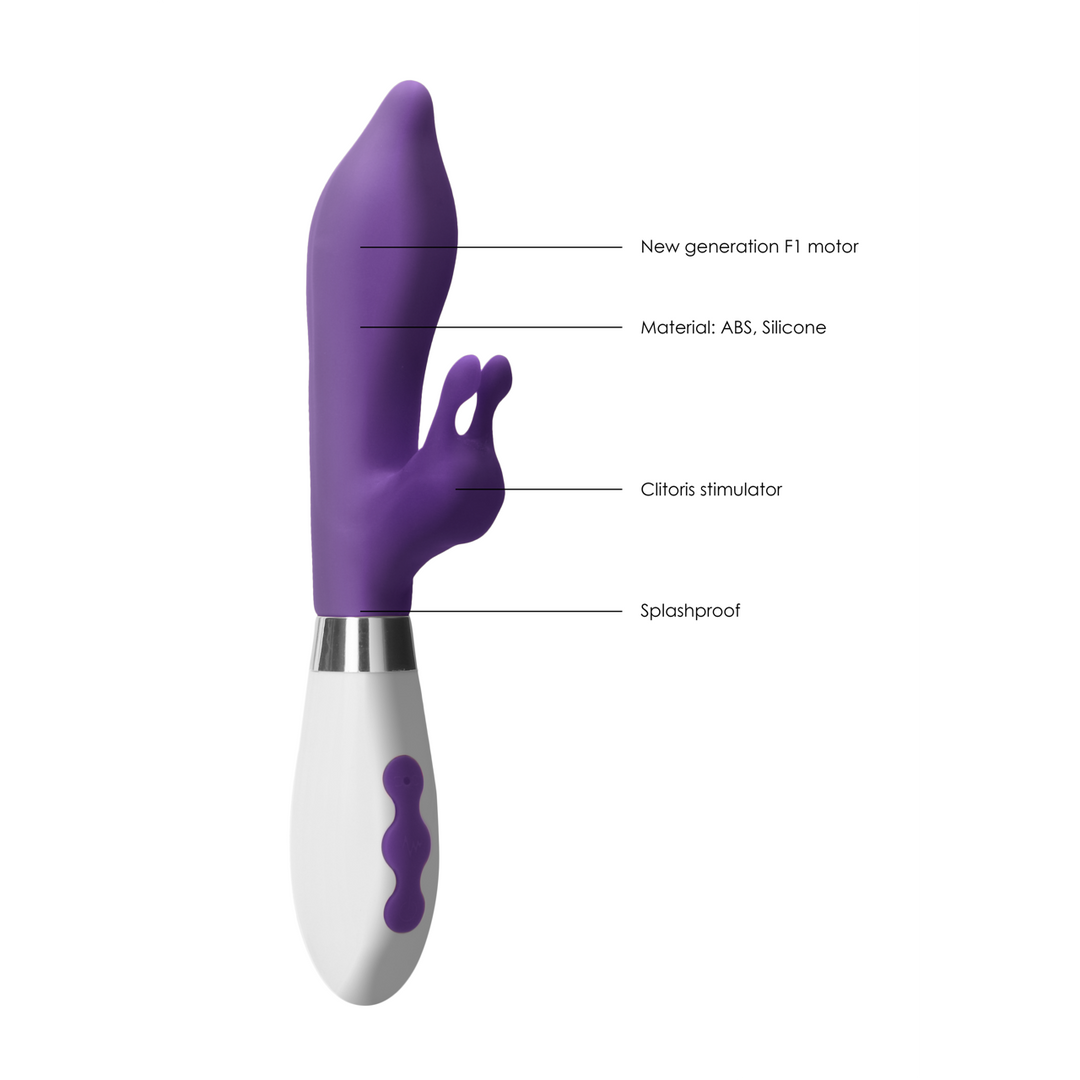 Adonis Rabbit Vibrator Lila – Wiederaufladbar & Kraftvolles Vergnügen
