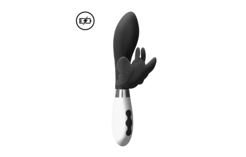 Alexios Rabbit Vibrator Zwart – Krachtig G-spot Genot