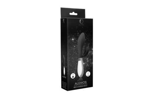 Alexios Rabbit Vibrator Black – Powerful G-spot Pleasure