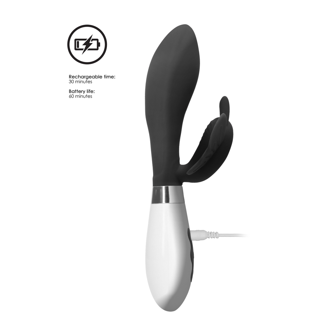 Alexios Rabbit Vibrator Black – Powerful G-spot Pleasure
