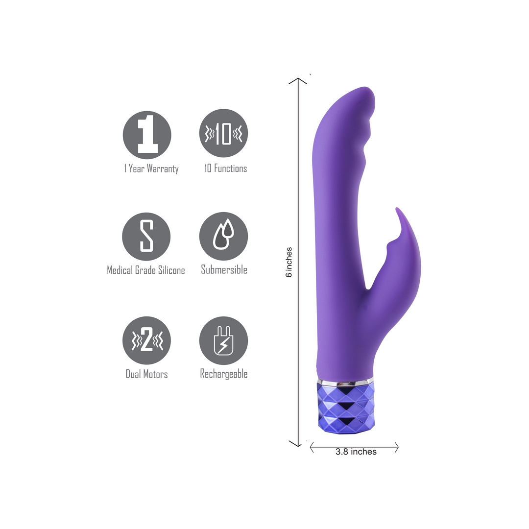 Hailey Silicone Vibrator - Krachtige Dubbele Vibratie
