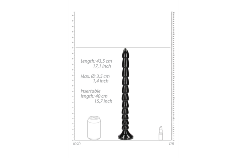 Gestapelter Anal Snake - 16''/ 40 cm