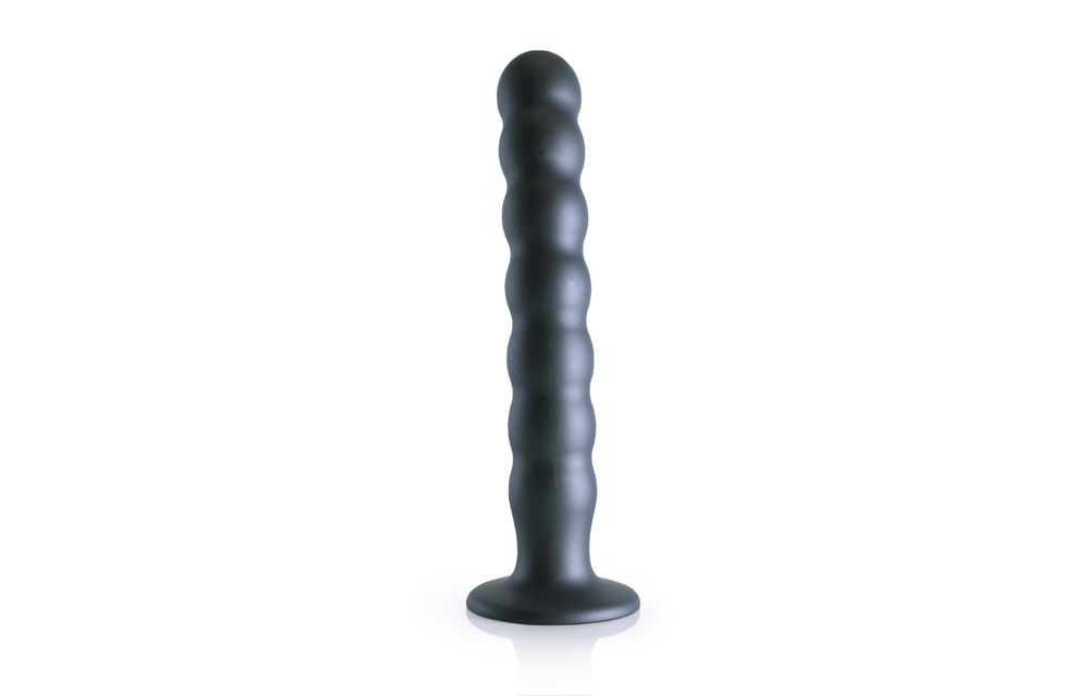 Silikon-G-Punkt-Dildo 6,2 cm – weich & stilvoll Gunmetal