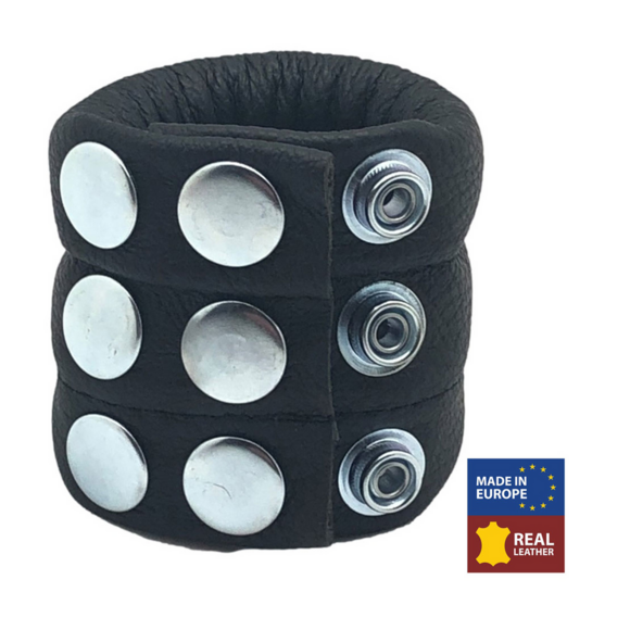 Adjustable Leather Ball Stretcher 190g Black – Comfort & Style