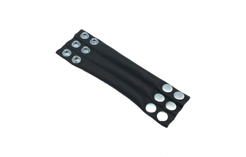 Verstellbarer Lederballstrecker 190 g - Schwarz