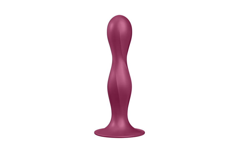 Doppelter Ball-R 18 cm – Gewichteter roter Satisfyer-Dildo