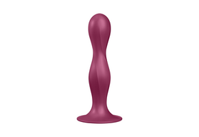 Doppelter Ball-R 18 cm – Gewichteter roter Satisfyer-Dildo