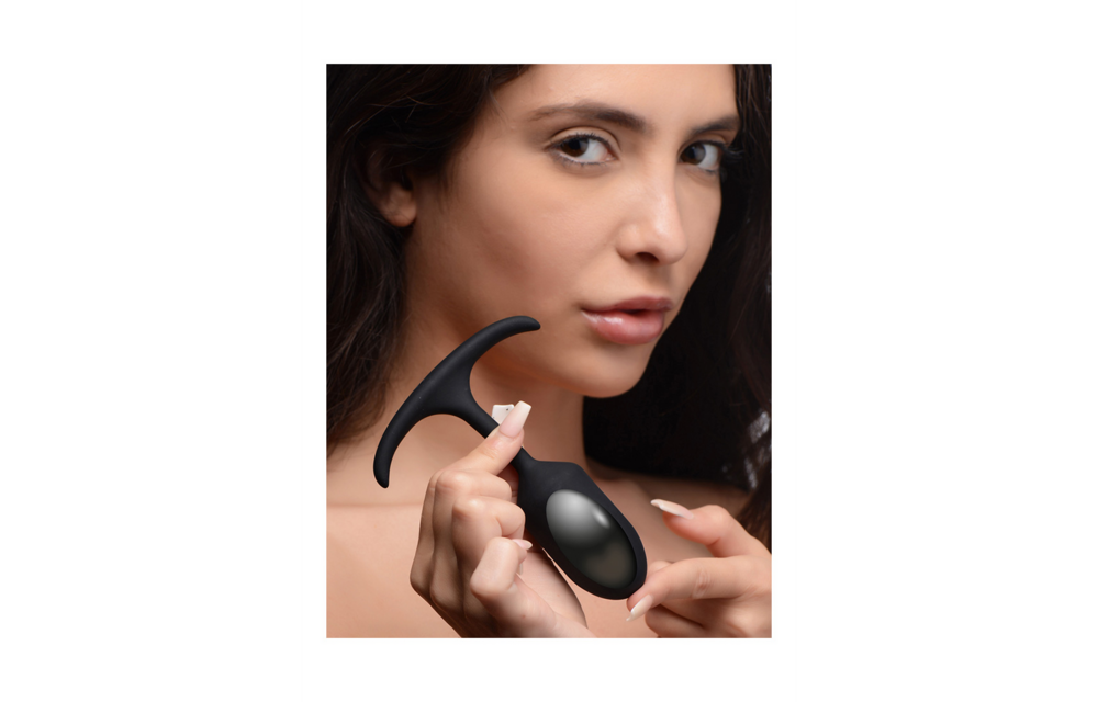 Premium Siliconen Gewogen Anale Plug Klein 11,6 cm - XR Brands