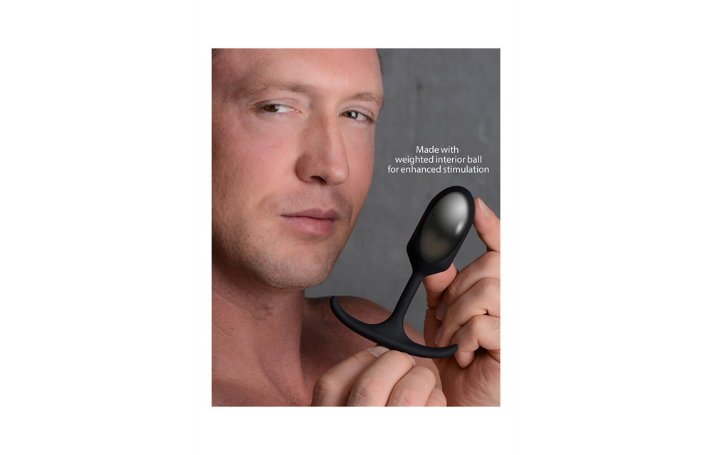 Premium Siliconen Gewogen Anale Plug Klein 11,6 cm - XR Brands